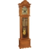 Edward Meyer™ Oak Grandfather Clock with Beveled Glass