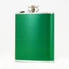 6oz Green Flasks for Men